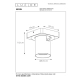 lafabryka.pl Plafon NIGEL - LED Dim to warm - GU10 - 1x5W 2200K/3000K - Matt Gold / Brass 09929/05/02 Lucide